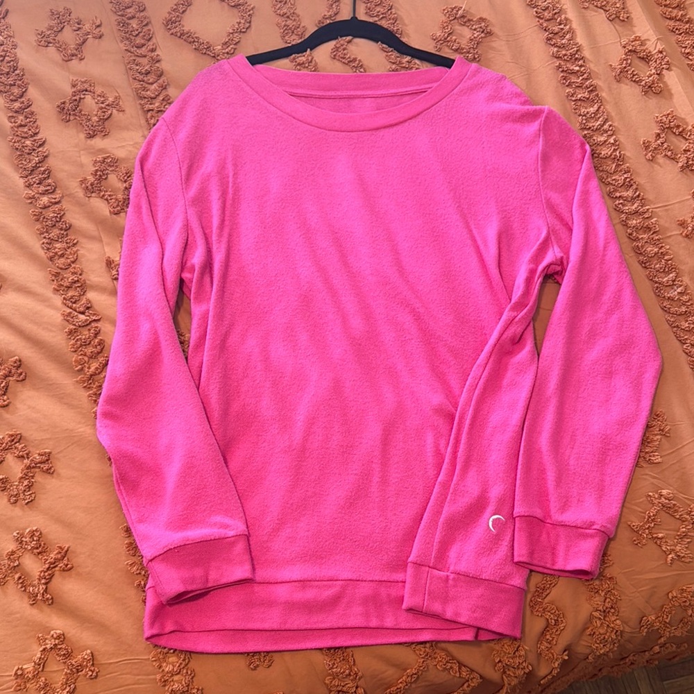 Bright Pink Long Sleeve Top